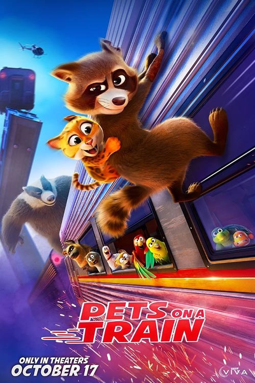 دانلود انیمیشن Pets on a Train 2025 با زیرنویس فارسی
